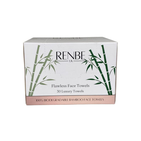 Renbe Flawless Face Towels 100% biodegradable bamboo face towels
