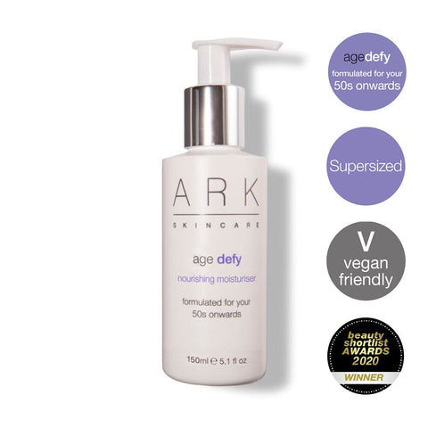 ARK's Age Defy Nourishing Moisturiser is vegan friendly and a winner at the beauty shortlist awards 2020 supersize option