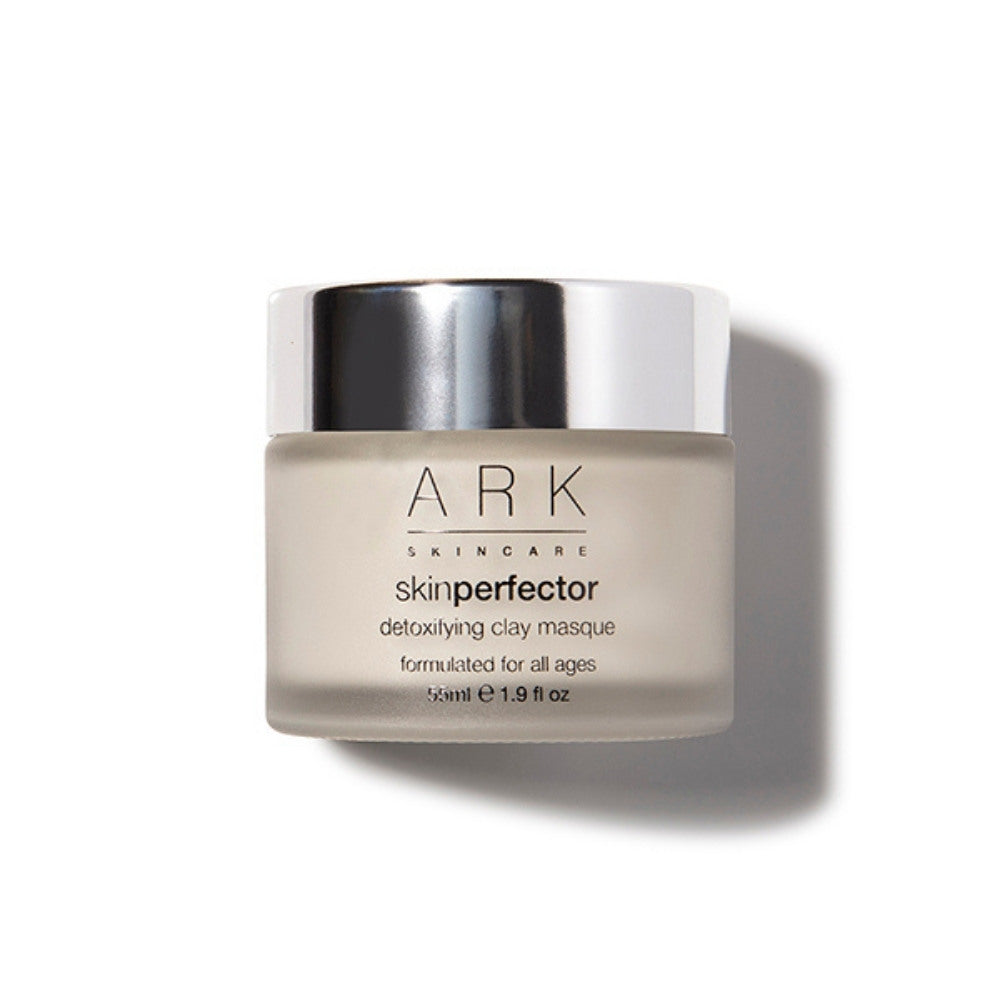ARK's Detoxifying Clay Masque helps to clear congested skin. Formulated to target inflammation and blemishes. 100% vegan