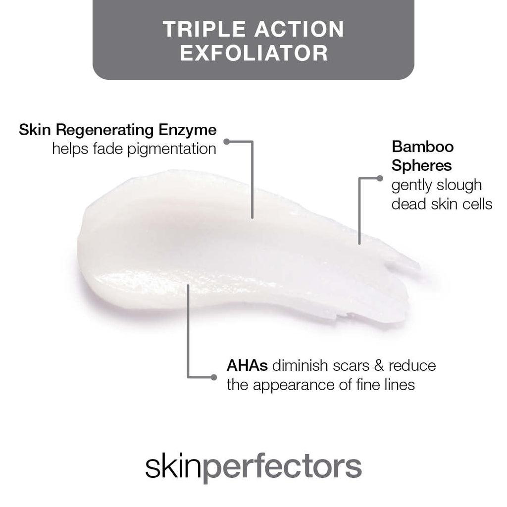 Smooth and clear your skin with ARK's Triple Action Exfoliator. Vegan friendly & cruelty free