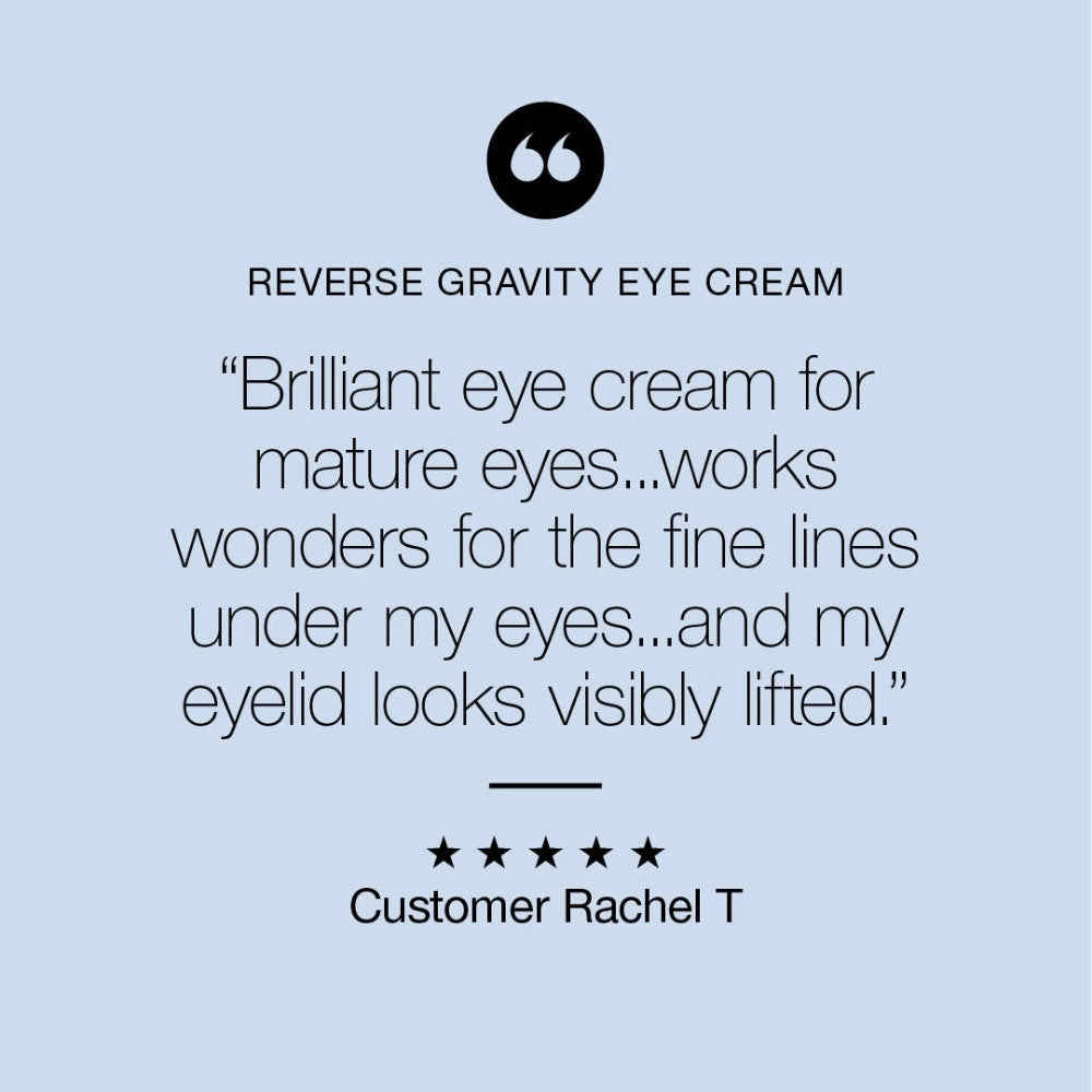 "Brilliant eye cream for mature eyes works wonders for fine lines under my eyes & my eyelid looks visibly lifted" 